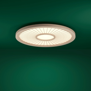 Lampa sufitowa Led DEHESA drewniana 36W Biała neutralna 4000k