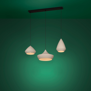 Lampa wisząca TORREMOLINOS metalowa piaskowy E27