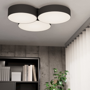 Lampa sufitowa Led BARBANO-Z 3x 7,5W sterowana aplikacją pilotem i włącznikiem ściennym RGB+TW 