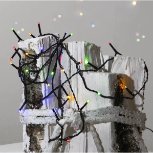 Lampki choinkowe LED 30 diod 3m Multikolor MICROLED czarny