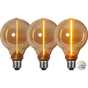 Żarówka LED DECOLED ONE E27 G95 2W 1800k 3-stopnie mocy