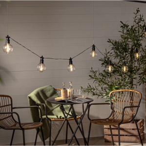 Girlanda ogrodowa 10 lampek LED z płynnym efektem CIRCUS NEVADA