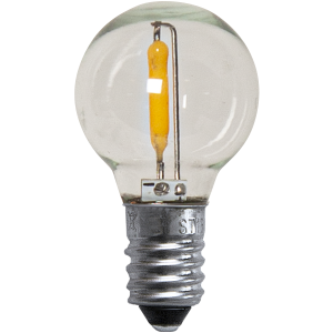 Zestaw 3x żarówka LED do świecznika adwentowego E10 0,5W 23-55V  AC/DC  1900K Biała Ciepła