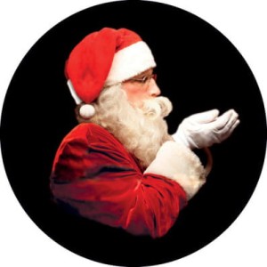 Gobos świąteczny Święty Mikołaj bez tła 