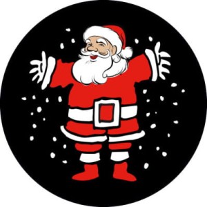 Gobos świąteczny Święty Mikołaj bez tła