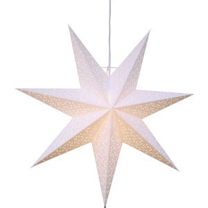 Gwiazda wisząca biała DOT 54cm