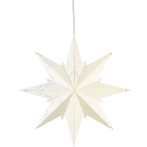Gwiazda wisząca biała MINI 25cm