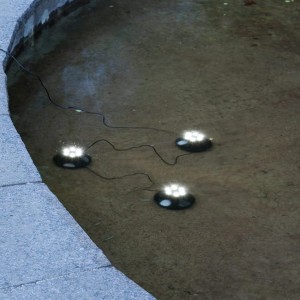 3x lampa podwodna IP68 solarna dekoracja LED do oczka wodnego