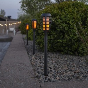 Zestaw 24x lampion solarny ogrodowy LED FLAME MINI