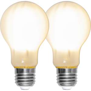 2x żarówka LED E27 4,5W A60 FROSTED 2700k Biała ciepła dwupak 