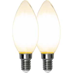 2x żarówka LED E14 4,5W C35 FROSTED 2700k Biała ciepła dwupak