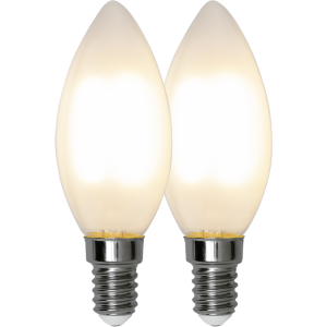 2x żarówka LED E14 2,5W C35 FROSTED 2700k Biała ciepła dwupak