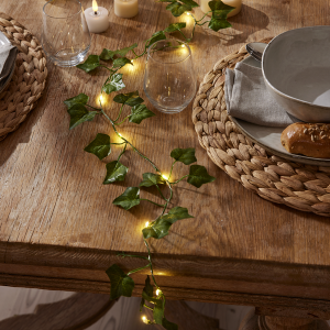 Łańcuch dekoracyjny LED Dew Drop bluszcz IVY na baterie