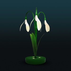 Iluminacja wolnostojąca LED Przebiśniegi 3D 3,5m wysokości AM-145091