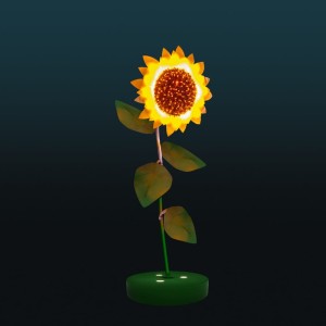 Iluminacja wolnostojąca LED Słonecznik 3D 3,5m wysokości AM-145093