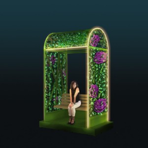 Iluminacja wolnostojąca LED Różana Altana 3D 3,1m wysokości AM-149090