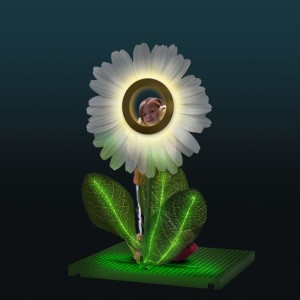 Iluminacja wolnostojąca LED Fotopunkt Stokrotka 3D 1,9m wysokości AM-150276