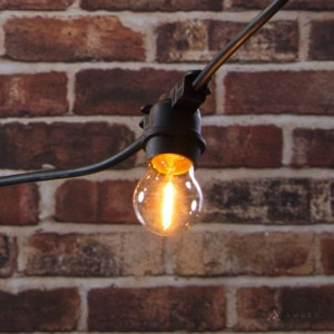 Girlanda ogrodowa modułowa 10m z 20 żarówkami LED G45 0,8W SOFT GLOW