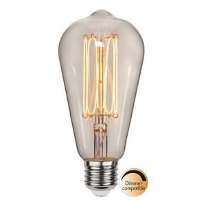 Żarówka LED DECOLED CLEAR E27 ST64 3,8W 1800K ściemnialna Ra90