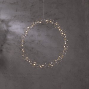 Dekoracja wianek z oświetleniem Led CURLY 45cm