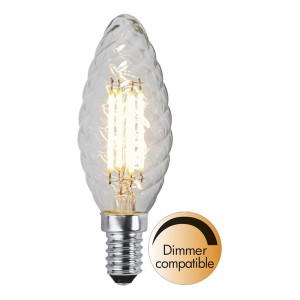 Żarówka LED E14 3W TC35 CLEAR FILAMENT 2700k świeca Biała ciepła