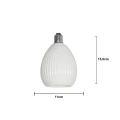 Grafika z wymiarami żarówki LED Decoled Dream: wysokość 15,8 cm i szerokość 11 cm, widok na białym tle.