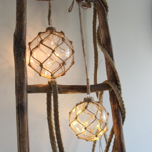 Bombka szklana z podświetleniem Led NOAH 14cm