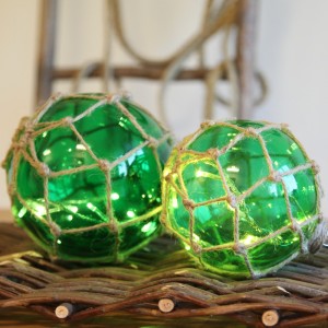 Bombka szklana z podświetleniem Led NOAH 14cm