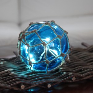 Bombka szklana z podświetleniem Led NOAH 14cm