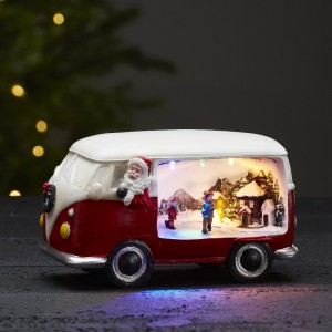 Scenka świąteczna samochód św.Mikołaja Led MERRYVILLE