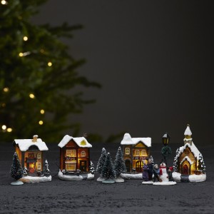 Scenka świąteczna zimowa wioska BIRMINGHAM Led