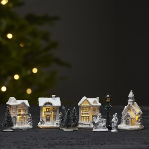 Scenka świąteczna zimowa wioska Led BIRMINGHAM