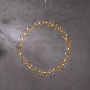 Dekoracja wianek z oświetleniem Led CURLY 45cm