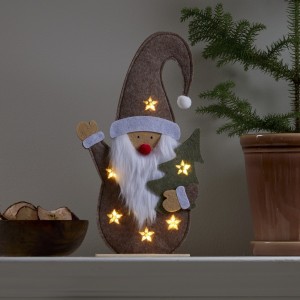 Figurka Mikołaj  Led Fabbe 30cm na baterie