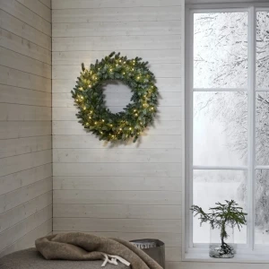 Wianek z oświetleniem Led GREYLAND 80cm na baterie