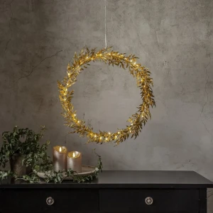 Dekoracja wianek z oświetleniem Led ELEGANT 44cm na baterie