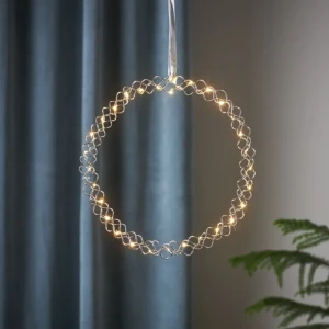 Dekoracja wianek z oświetleniem Led HOOP 30cm na baterie