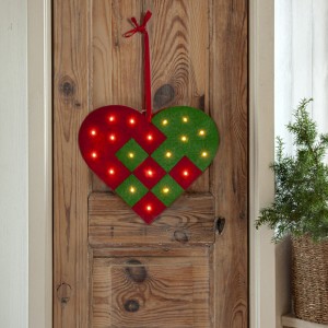 Dekoracja wisząca serce Led MERRY na baterie