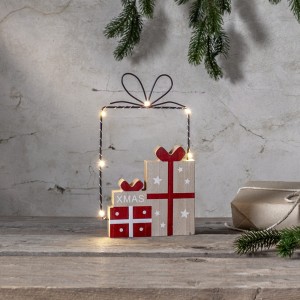 Dekoracja prezenty Led JOLLY 25cm na baterie