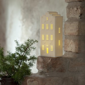 Dekoracja stołowa domek Led Vinter na baterie