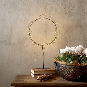 Dekoracja wianek z oświetleniem Led NIKE 43cm