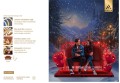 Wolnostojąca sofa walentynkowa 3D LED z efektem neonowego światła, dekorowana czerwonymi sercami; para siedząca na sofie w śnieżnym, romantycznym otoczeniu nocnej ulicy.
