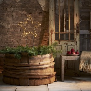 Dekoracja ogrodowa gwiazda LED BARLUMI wbijana 40cm