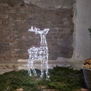 Dekoracja ogrodowa Jeleń Led PEGASUS 90cm wysokości