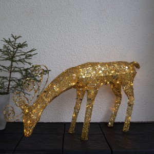 Dekoracja ogrodowa Jeleń Led SEQUINI 55cm