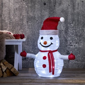 Figura ogrodowa bałwanek Led TECIDY 70cm na baterie