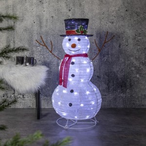 Figura ogrodowa bałwanek Led TECIDY 90cm