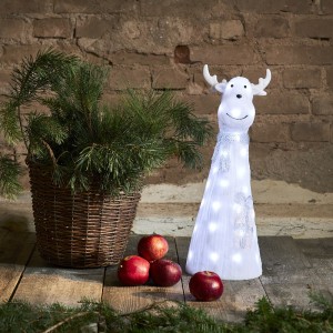 Figurka ogrodowa renifer Led CRYSTALO IP44
