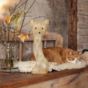 Figurka ogrodowa lis Led CRYSTALO IP44