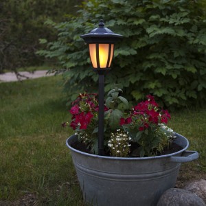 Lampa solarna ogrodowa LED FLAME 3w1 uniwersalny montaż